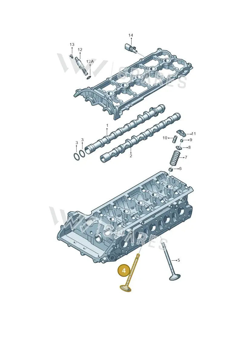 06E109601Q — Volkswagen Beetle (2016-2019) diagram 474109350, position 4
