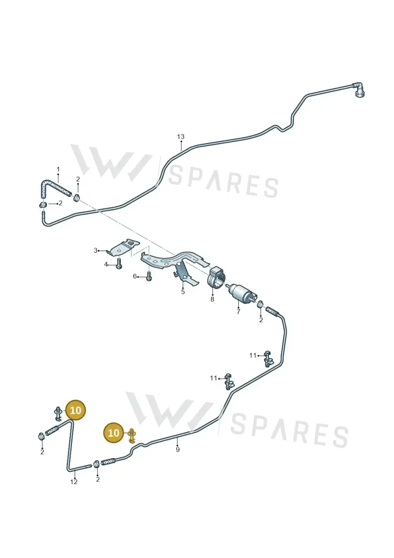 06E133742A — Volkswagen MAN TGE 55 (2016-2021) diagram 806201800, position 10