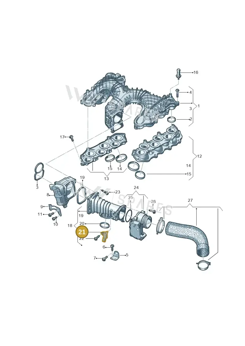 06E906051AD — Volkswagen Amarok twin cab (2022-) diagram 894129500, position 21