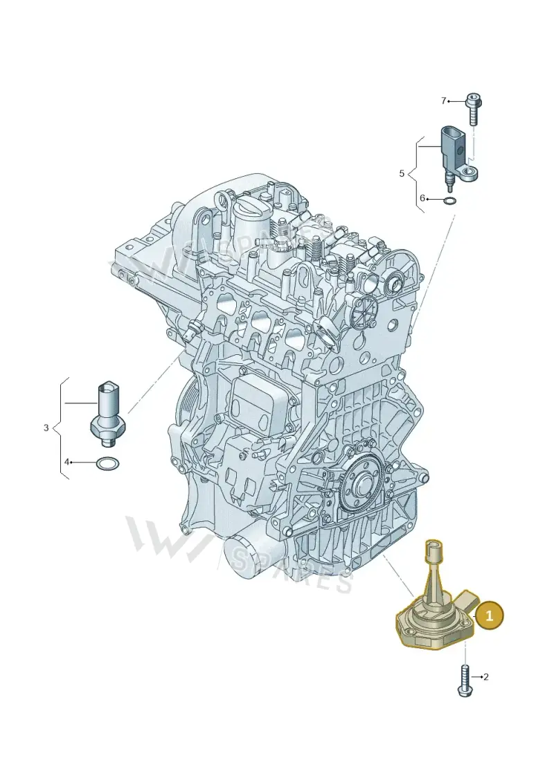 06E907660C — Volkswagen Taigo (2021-2024) diagram 907660010, position 1