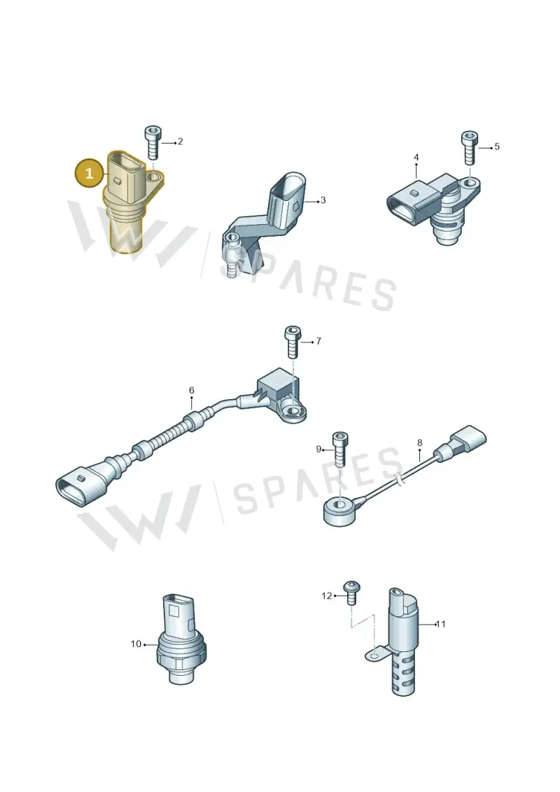 06H906433 — Volkswagen Amarok twin cab (2016-2022) diagram 749906300, position 1