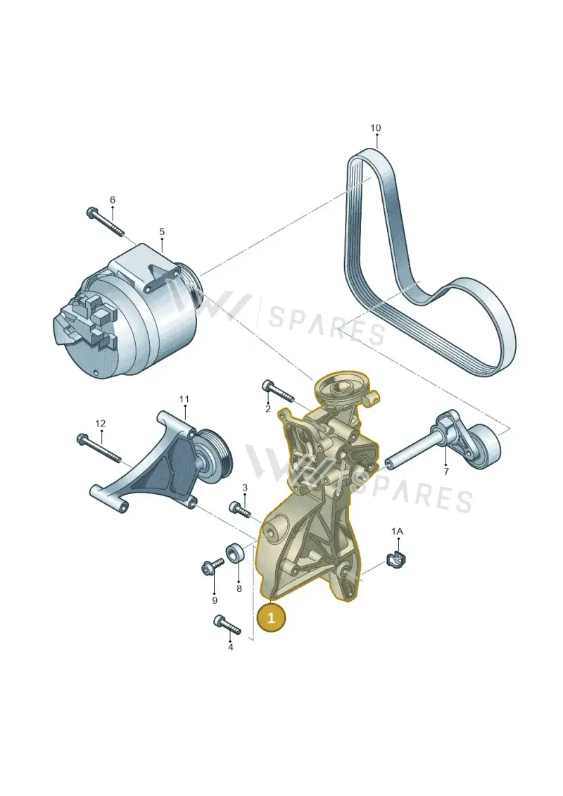 06J903143S — Volkswagen Jetta Vagon            08> (2008-) diagram 412903300, position 1