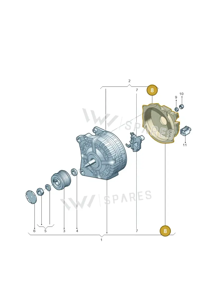 06J903193 — Volkswagen Viloran (2021-2022) diagram 519903000, position 8