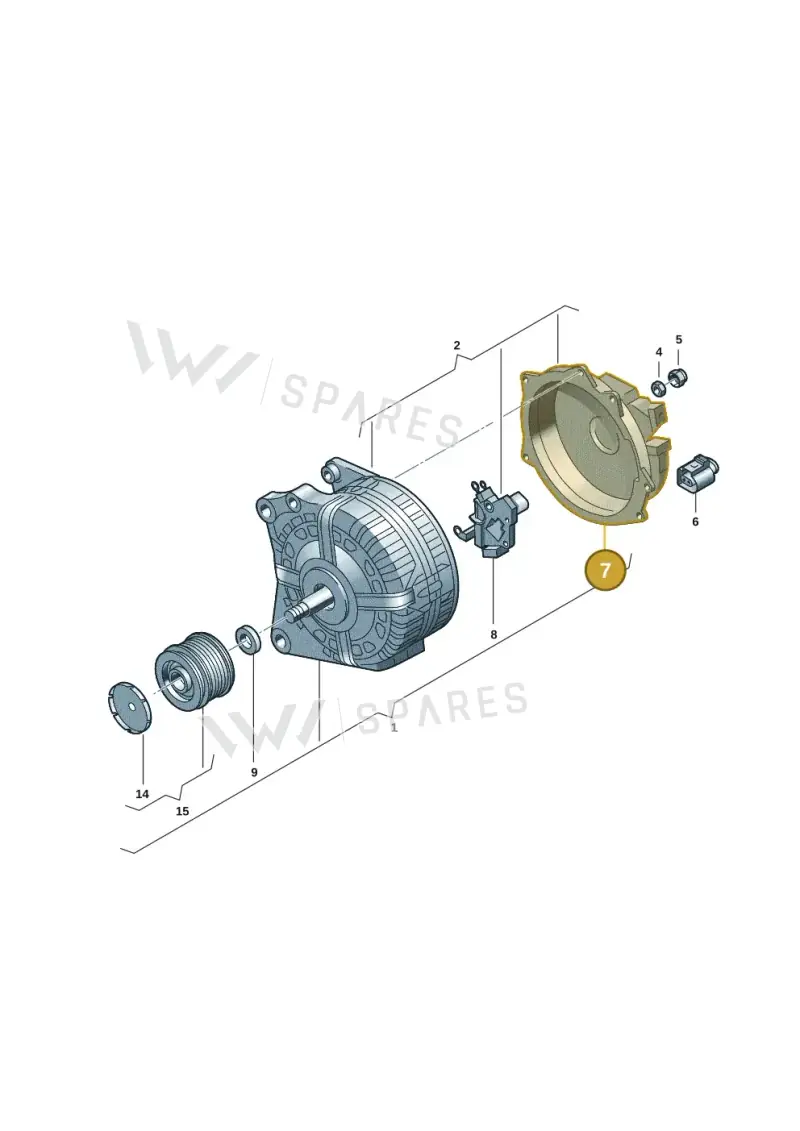 06J903193 — Volkswagen Tiguan 2.0 4Motion (2017-2024) diagram 2gm903000, position 7