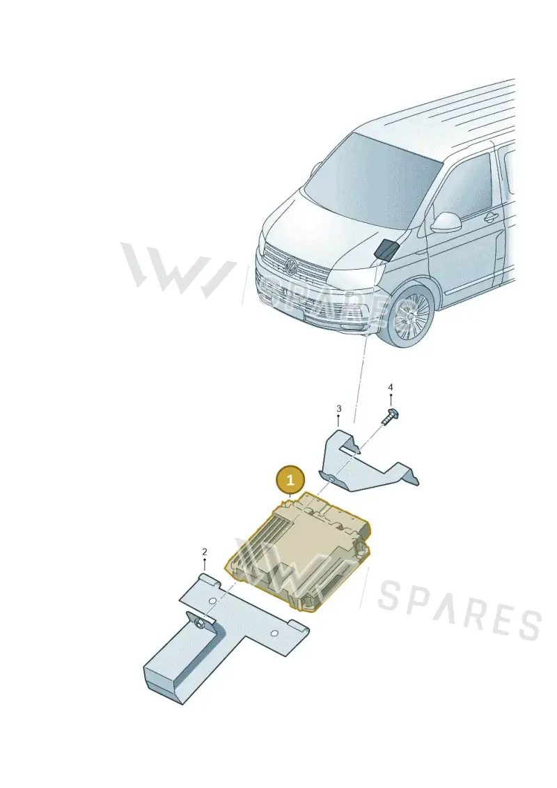 06J906021AF — Volkswagen Caravelle (2015-2019) diagram 861906200, position 1