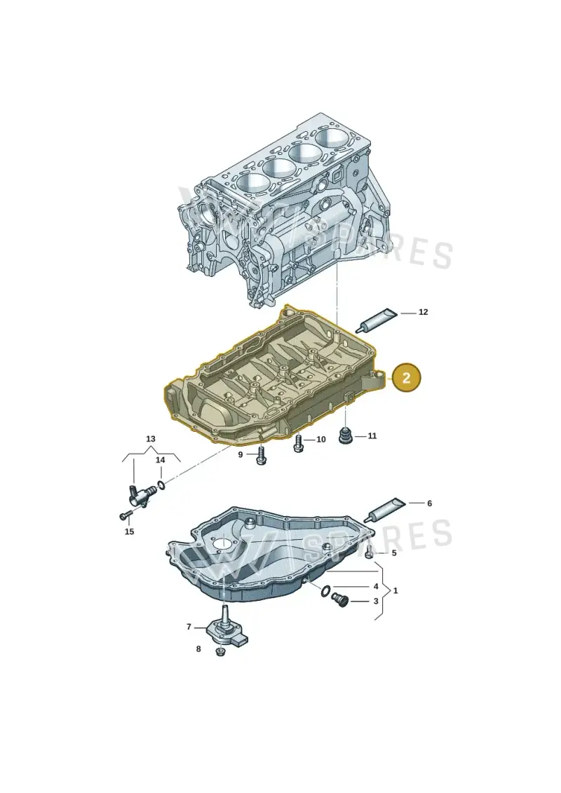 06K103603DE — Volkswagen Passat estate (2023-) diagram 5h0103015, position 2