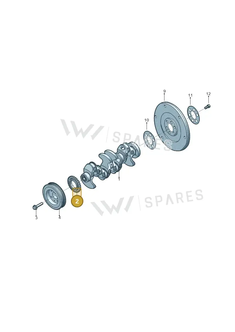 06K105209 — Volkswagen Tiguan 2.0 4Motion (2017-2024) diagram 496105931, position 2