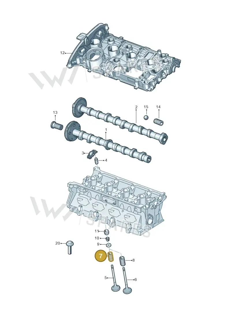 06K109623 — Volkswagen Atlas Cross Sport (2023-) diagram 849109090, position 7