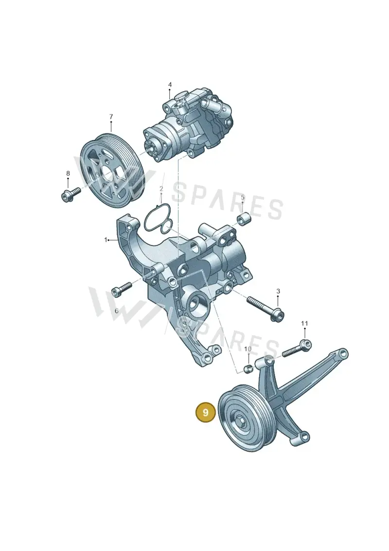06K145172 — Volkswagen Amarok twin cab (2022-) diagram 894145030, position 9