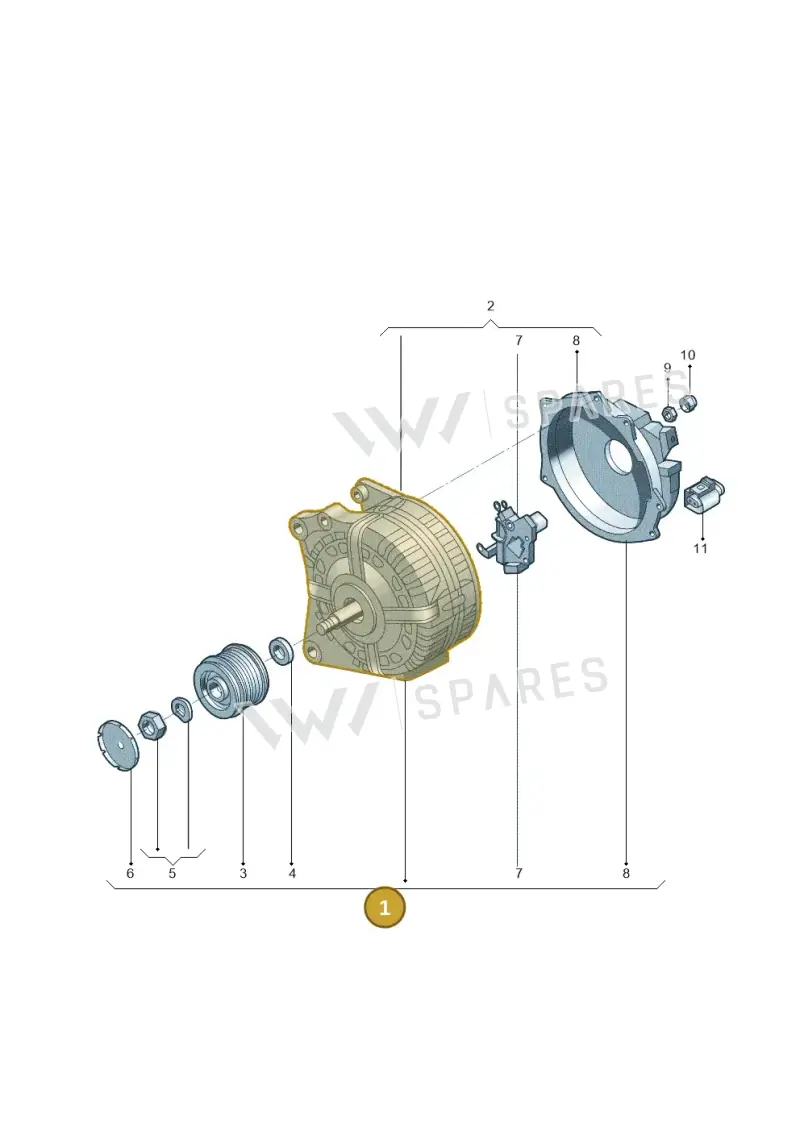 06K903026L — Volkswagen Viloran (2021-2022) diagram 519903000, position 1