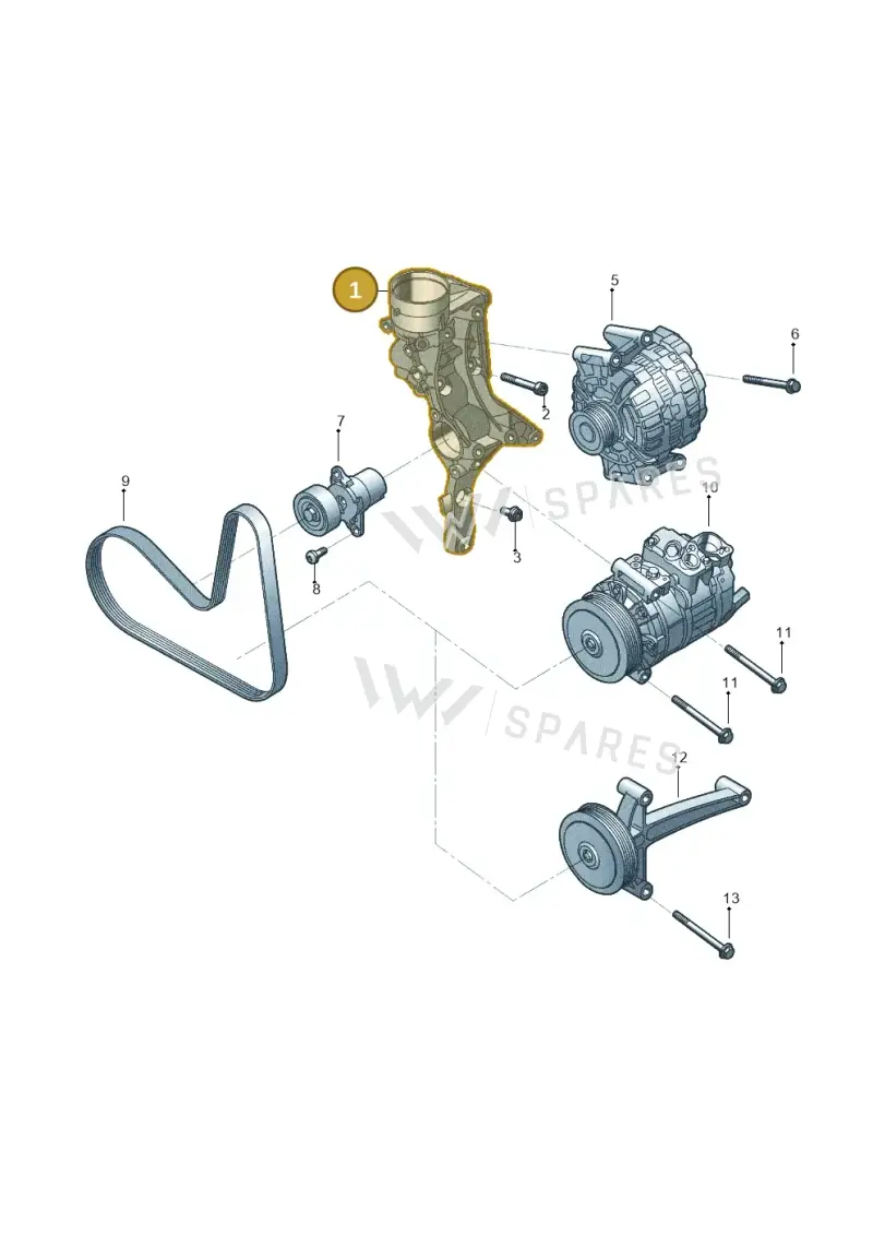 06K903143C — Volkswagen Beetle (2016-2019) diagram 715903450, position 1