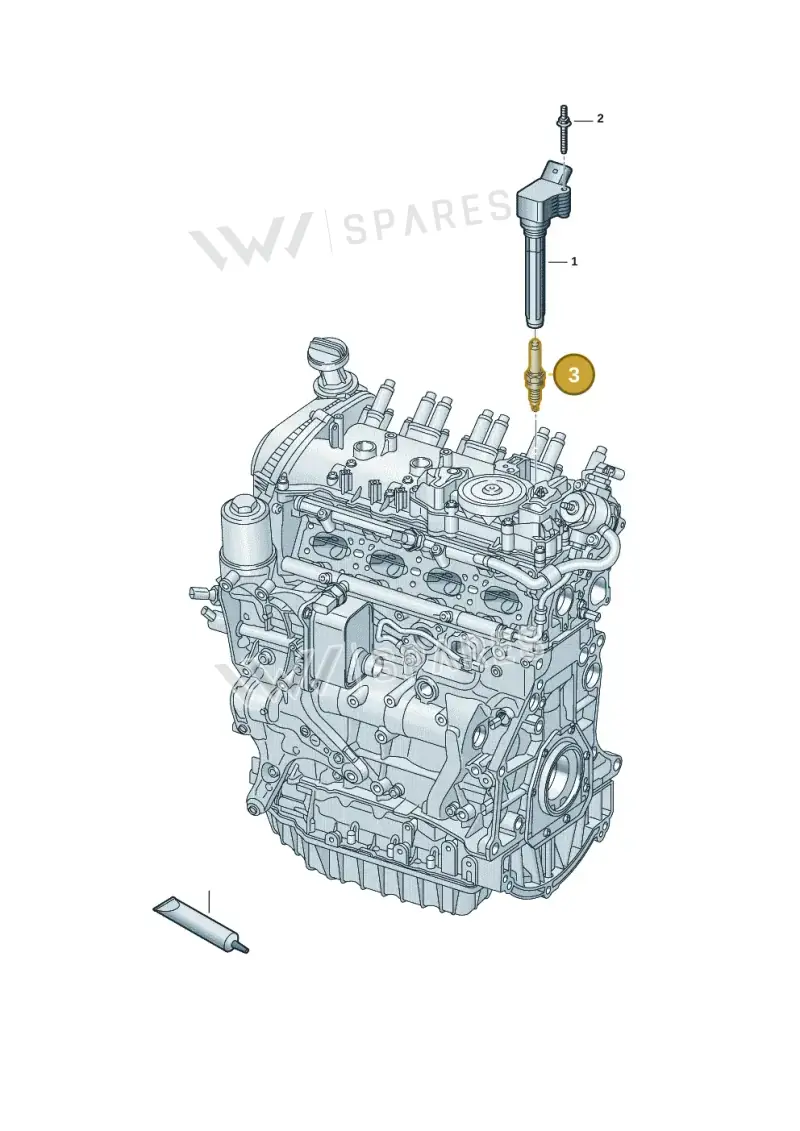 06K905601D — Volkswagen Atlas (2016-2023) diagram 905601004, position 3