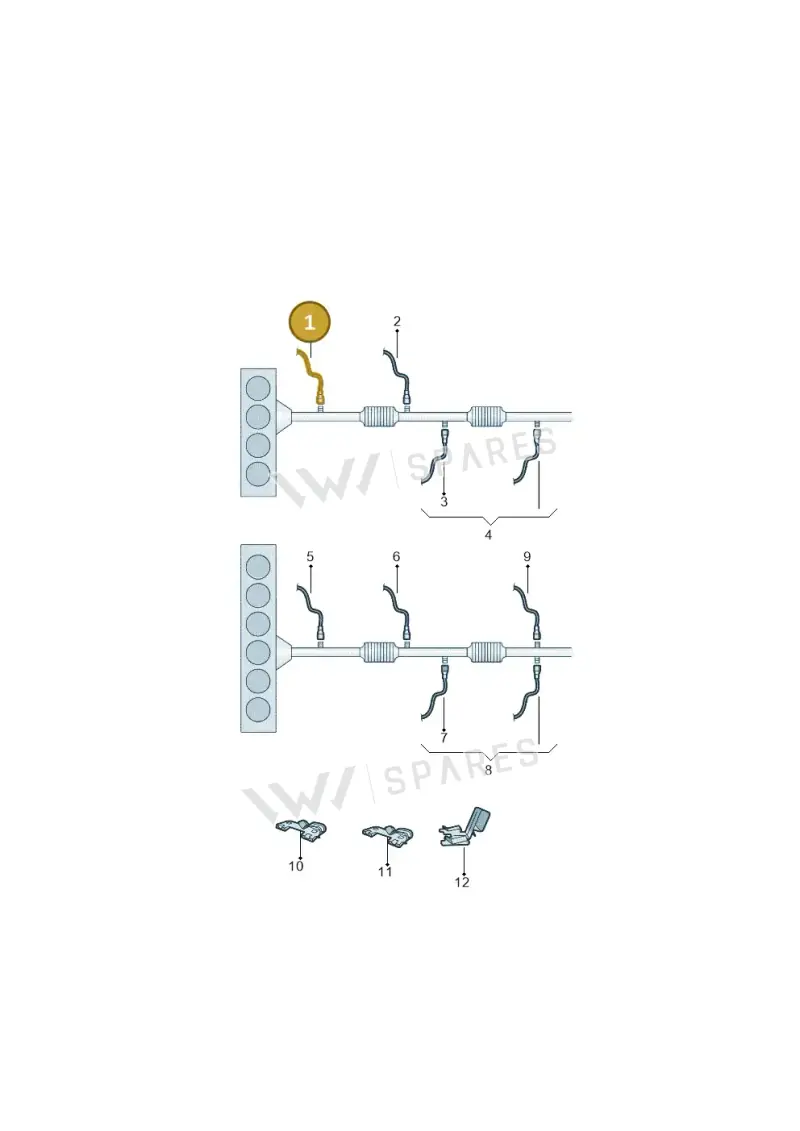 06K906262DN — Volkswagen Teramont (2021-2023) diagram 519906100, position 1