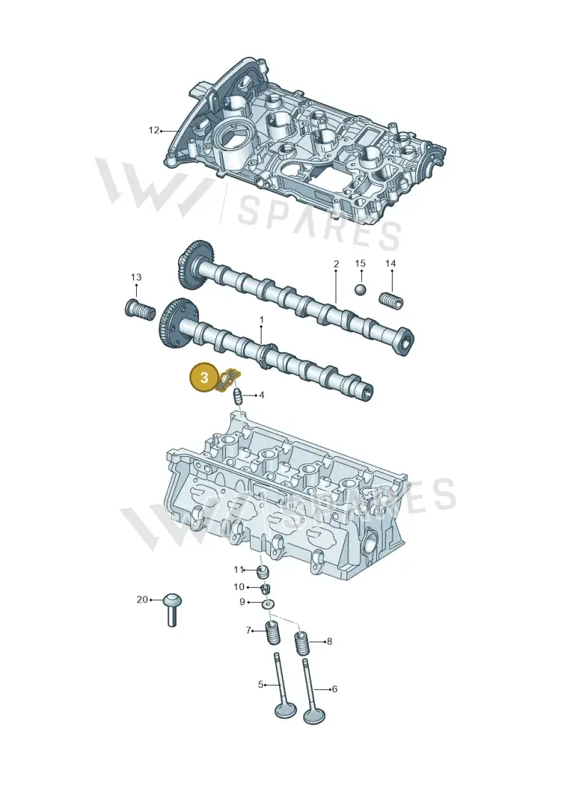 06N109417A — Volkswagen Passat estate (2023-) diagram 849109090, position 3