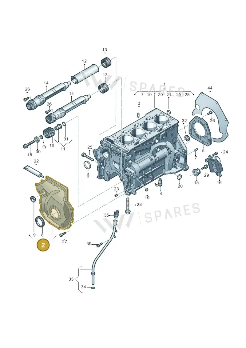 06Q109210 — Volkswagen Multivan (2021-) diagram 746103100, position 2