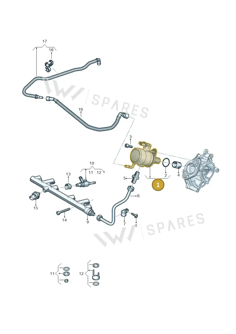 06Q127025AA — Volkswagen Golf 2.0 BlueMotion (2019-2024) diagram 813133190, position 1