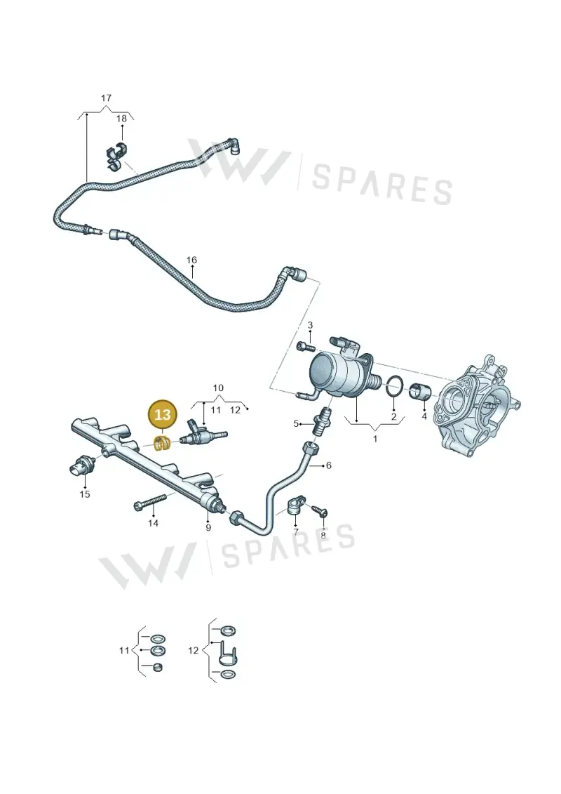 06Q133036 — Volkswagen Passat estate (2023-) diagram 813133190, position 13