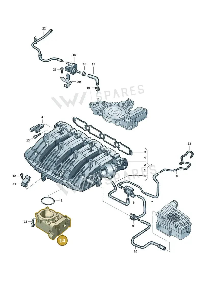 06Q133062A — Volkswagen Passat estate (2023-) diagram 7t0133070, position 14