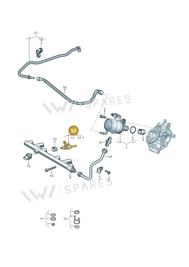 06Q906036A — Volkswagen Passat Estate (2023-2025) diagram 813133190, position 10