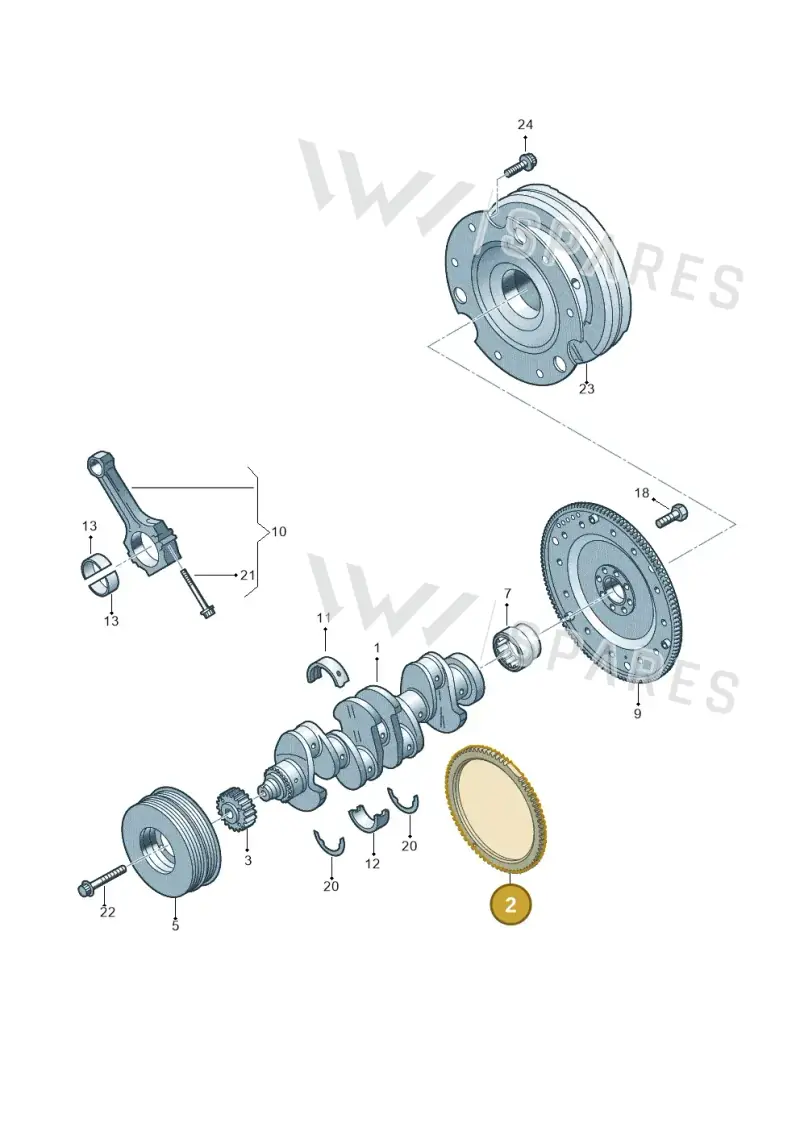 06R105189E — Audi A5 Limousine (2024-2025) diagram 849105100, position 2