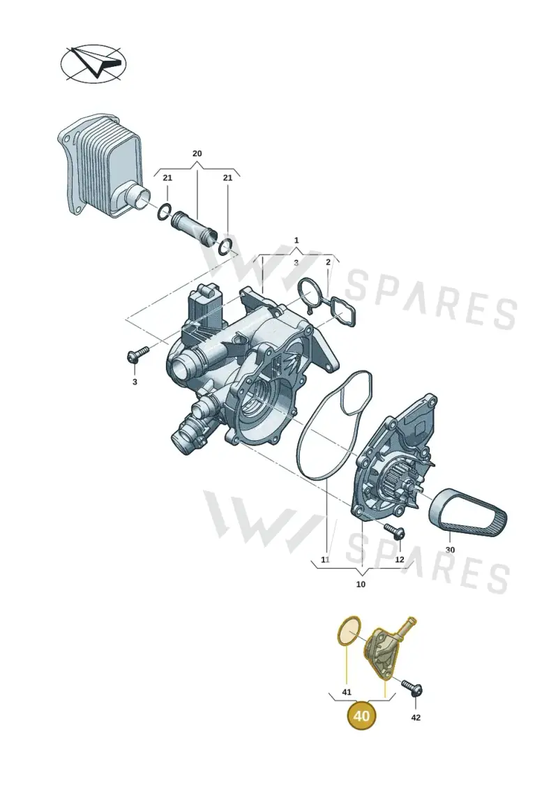 06R121132C — Audi A5 Limousine (2024-2025) diagram 06r121000, position 40