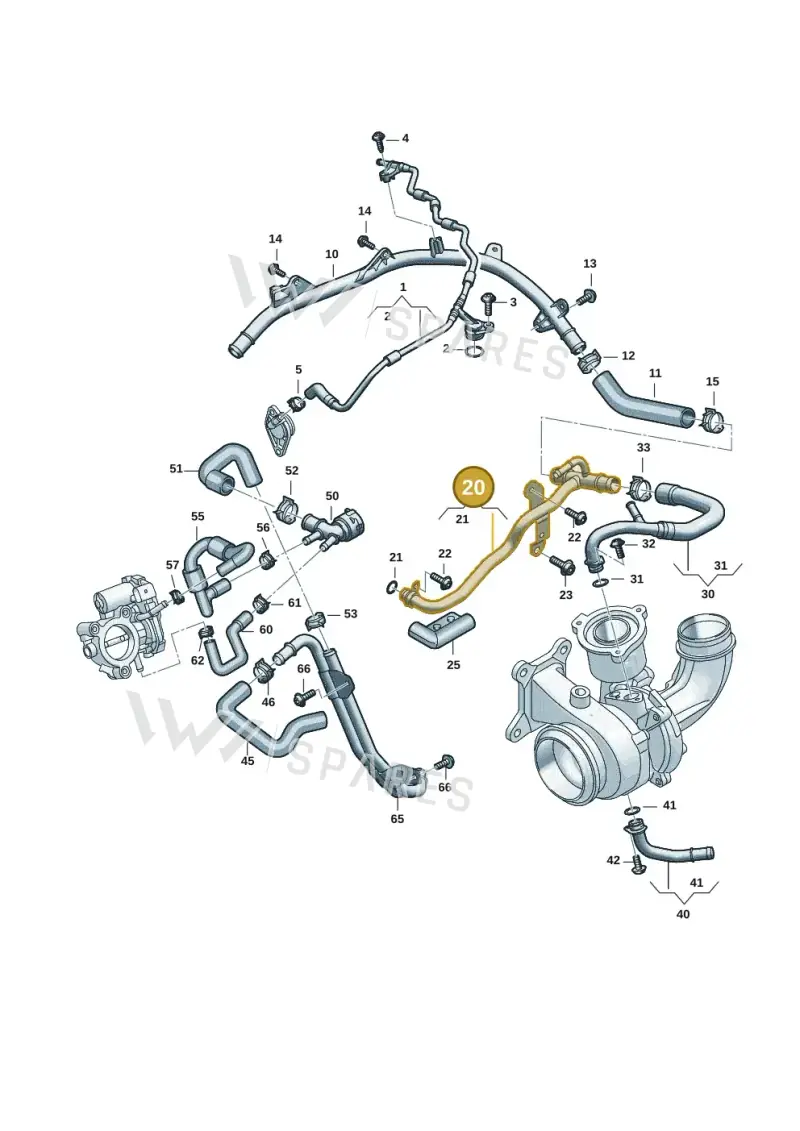 06R121491H — Audi A5 Limousine (2024-2025) diagram 06r121000, position 20