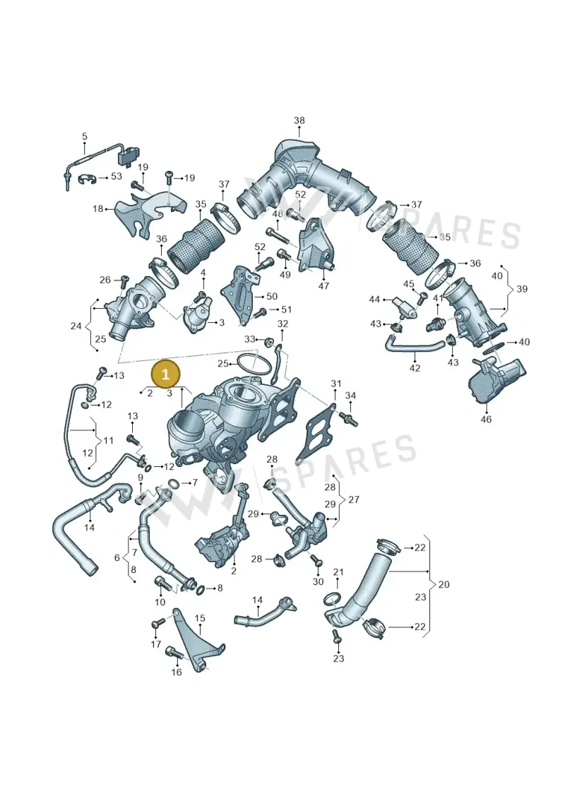 06R145701D — Audi A5 Limousine (2024-2025) diagram 8wk145175, position 1