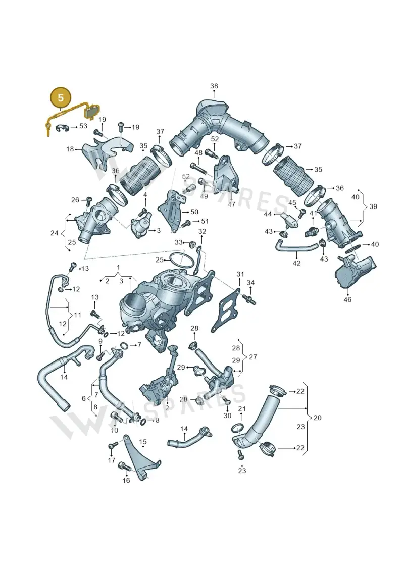 06R919529B — Audi A5 Limousine (2024-2025) diagram 8wk145175, position 5