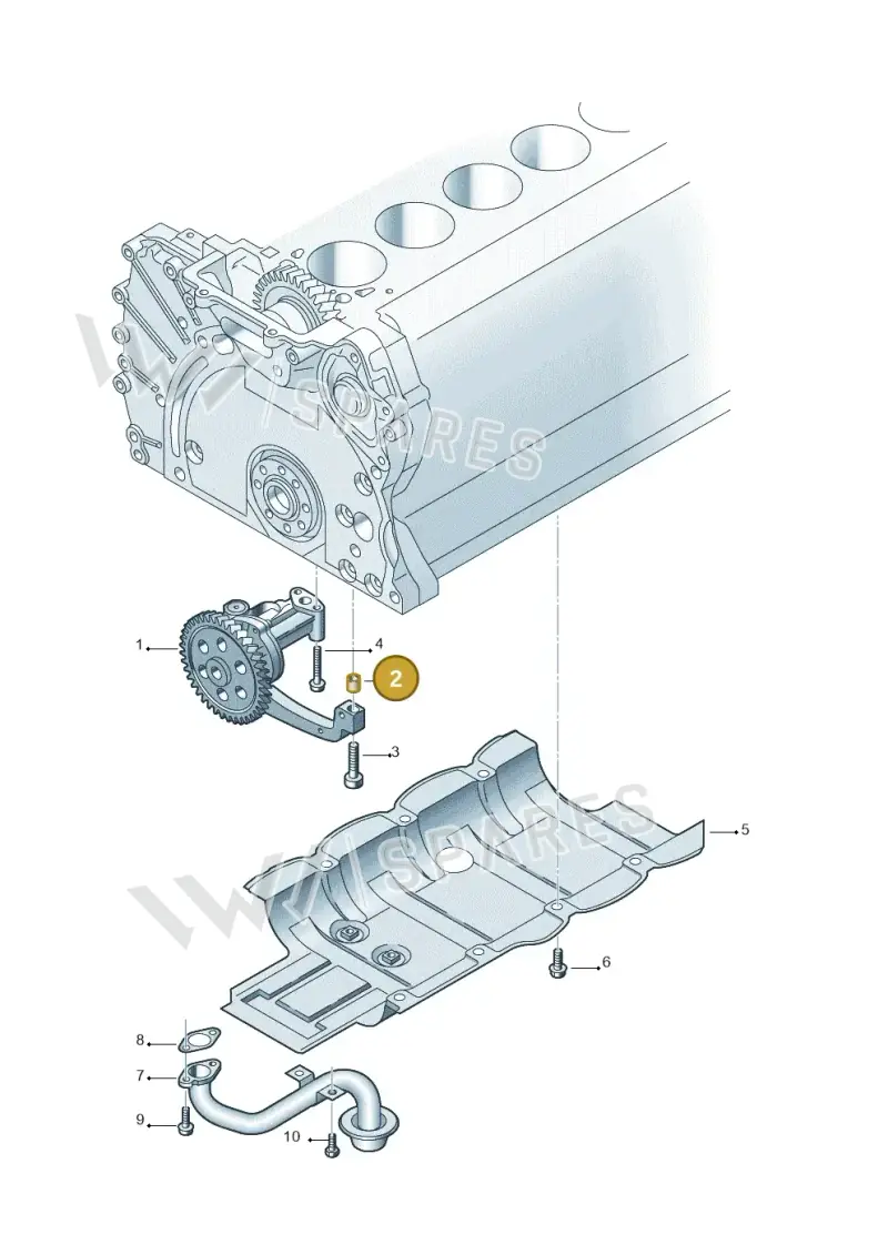 070103139 — Volkswagen Transp. caravelle (2008-2009) diagram 410115400, position 2