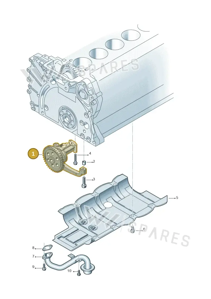070115103A — Volkswagen Transp. caravelle (2008-2009) diagram 410115400, position 1