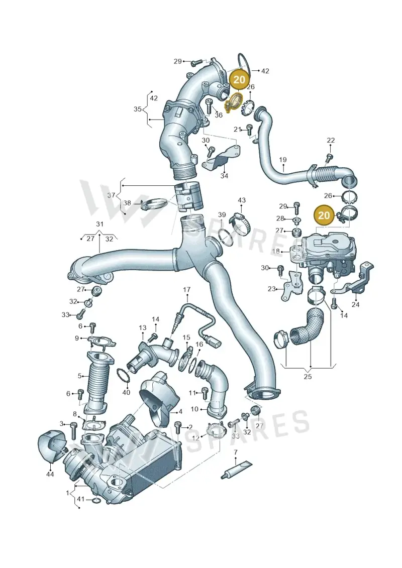 070131548C — Volkswagen Touareg (2017-2023) diagram 859131350, position 20