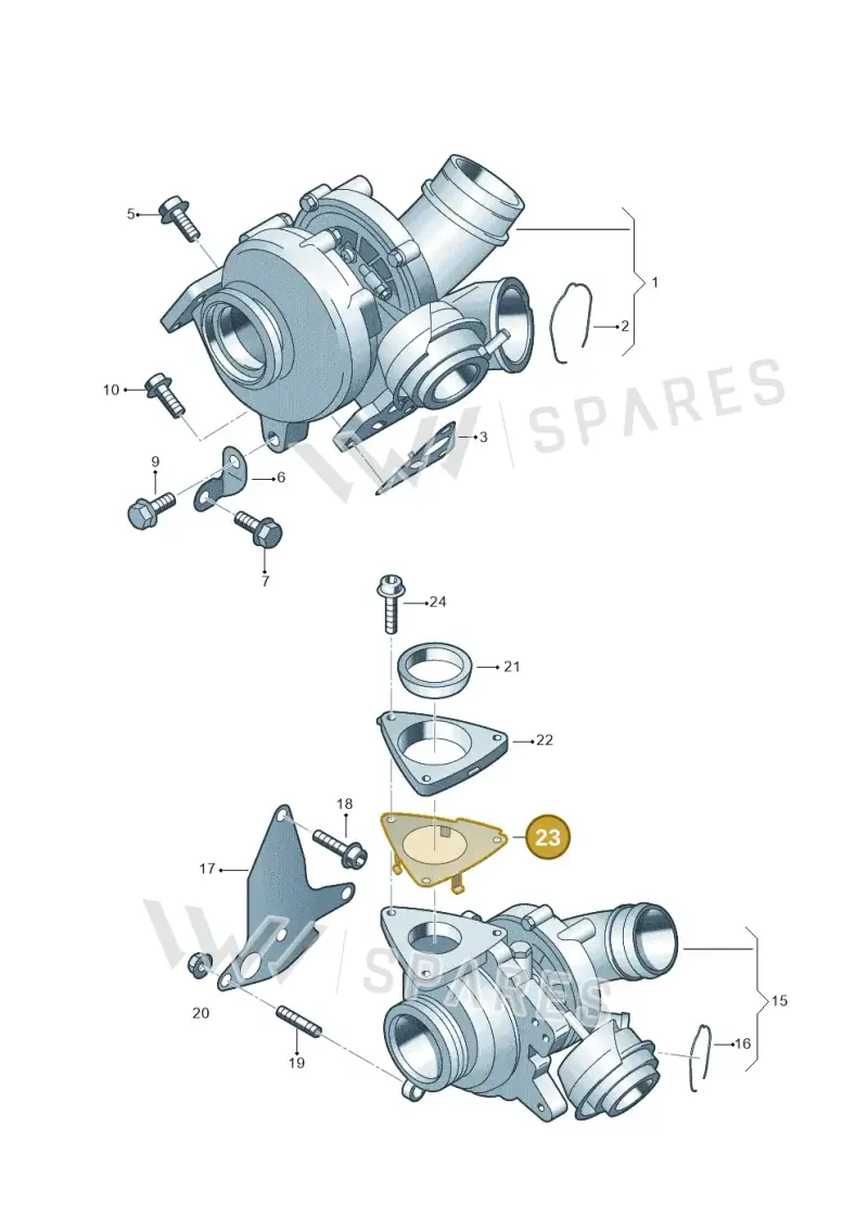 070253115 — Volkswagen Transp. caravelle (2008-2009) diagram 274145550, position 23
