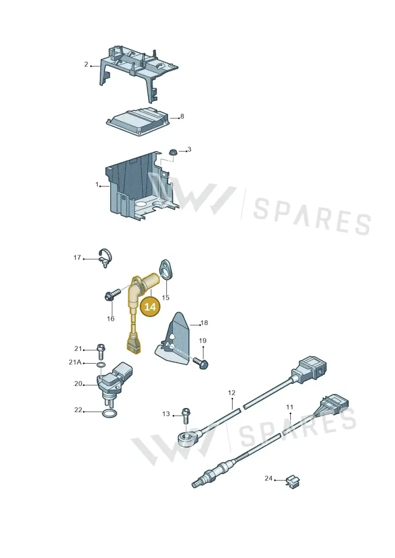 070957147 — Volkswagen Touareg                08> (2007-) diagram 258906000, position 14
