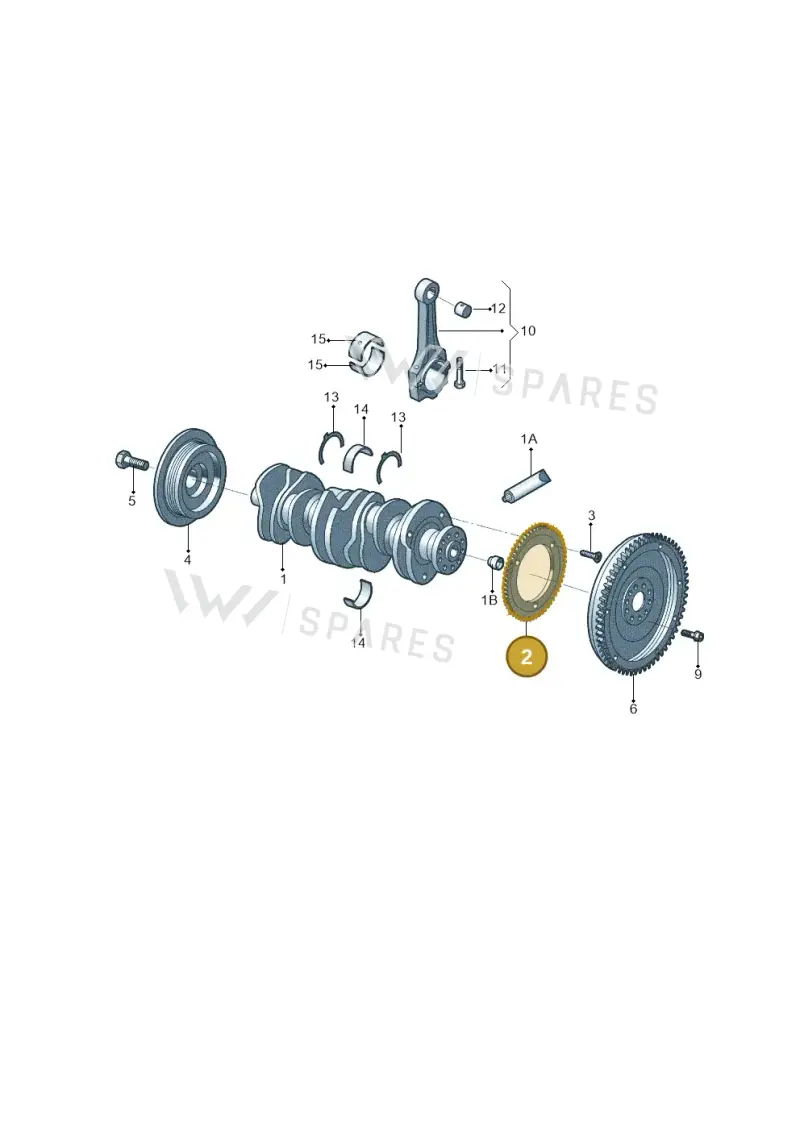 071105189D — Volkswagen New Passat (2011-2019) diagram 714105200, position 2