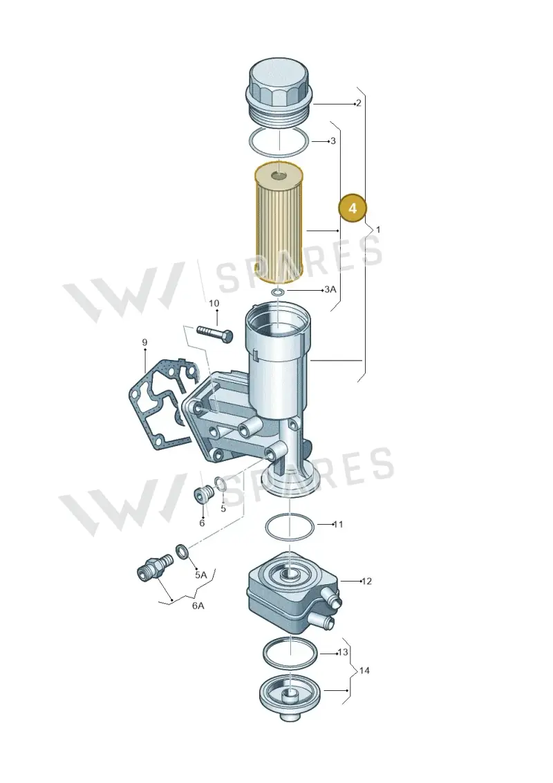 071115562A — Volkswagen FOX                    04> (2003-) diagram 194115600, position 4