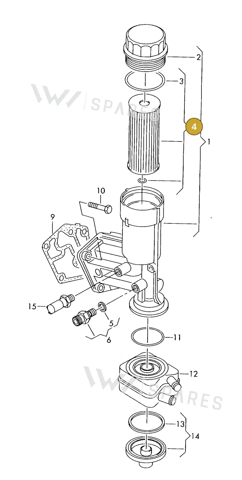 071115562A — Volkswagen DIES.-IND.-MOT.1,9>2,0 (1990-2007) diagram 455115500, position 4