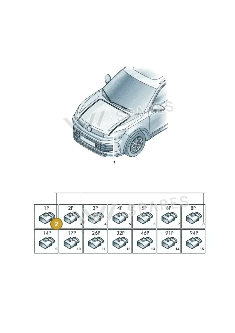 071973851 — Volkswagen Tiguan 2.0 (2023-) diagram 57x971800, position 2