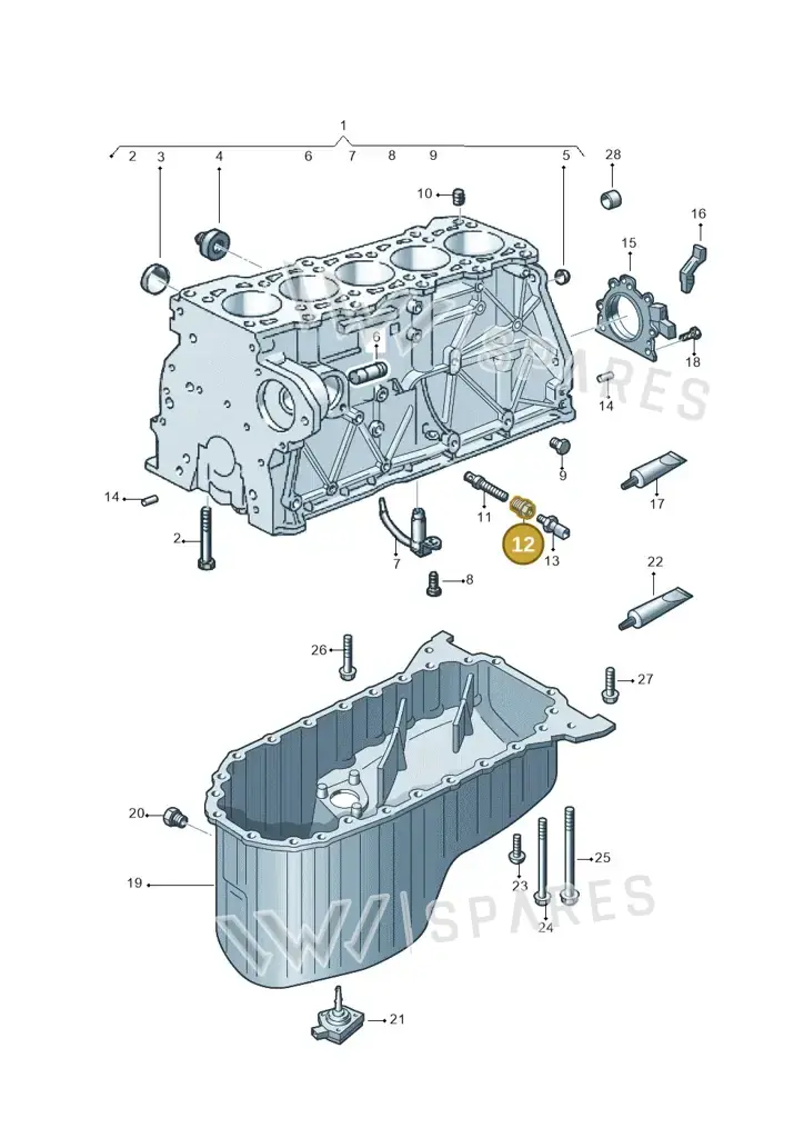 074103179 — Volkswagen Crafter 35 panel (2011-2016) diagram 483103300, position 12