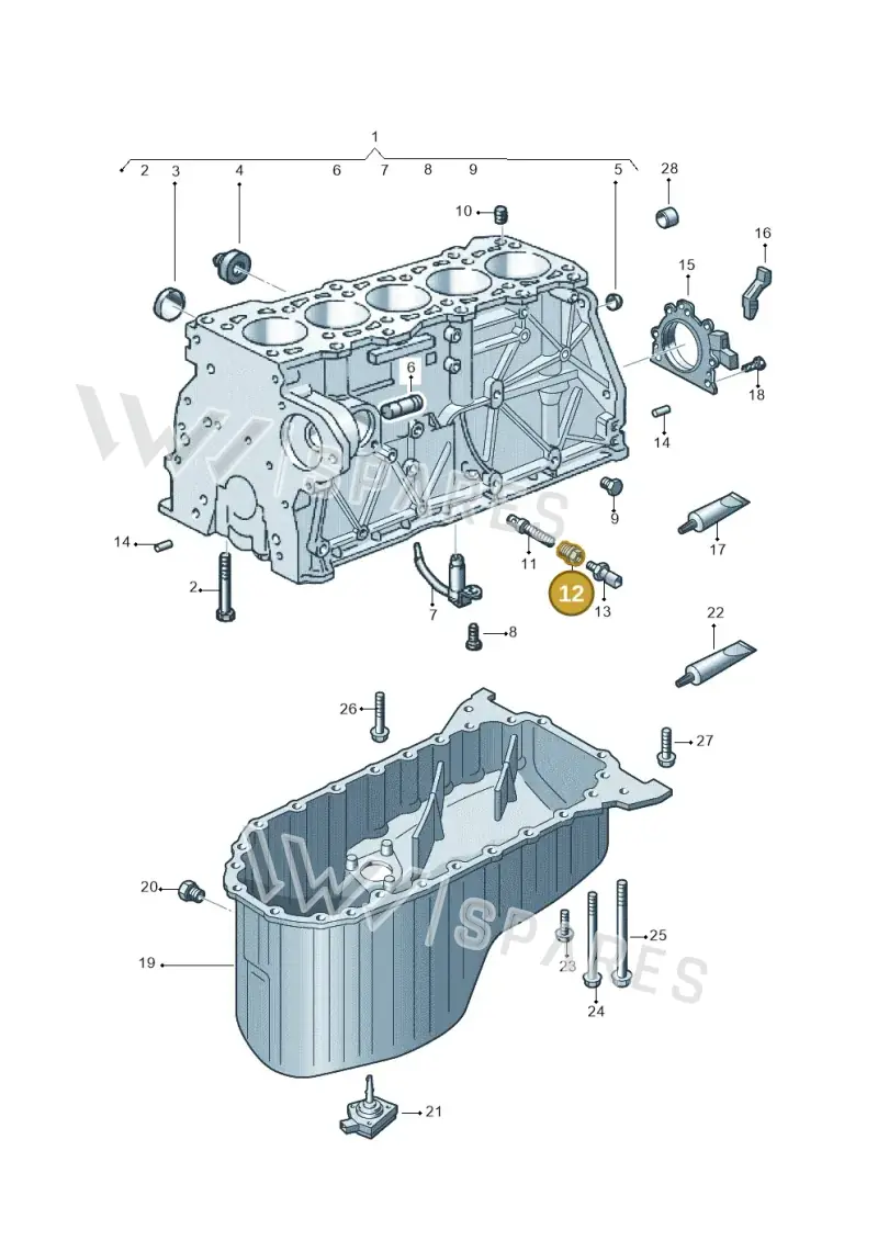 074103179 — Volkswagen Crafter 35 panel (2011-2016) diagram 483103300, position 12