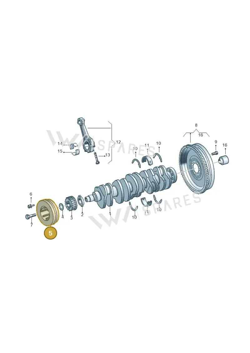 074105251AC — Volkswagen Crafter 35 panel (2011-2016) diagram 483105400, position 5