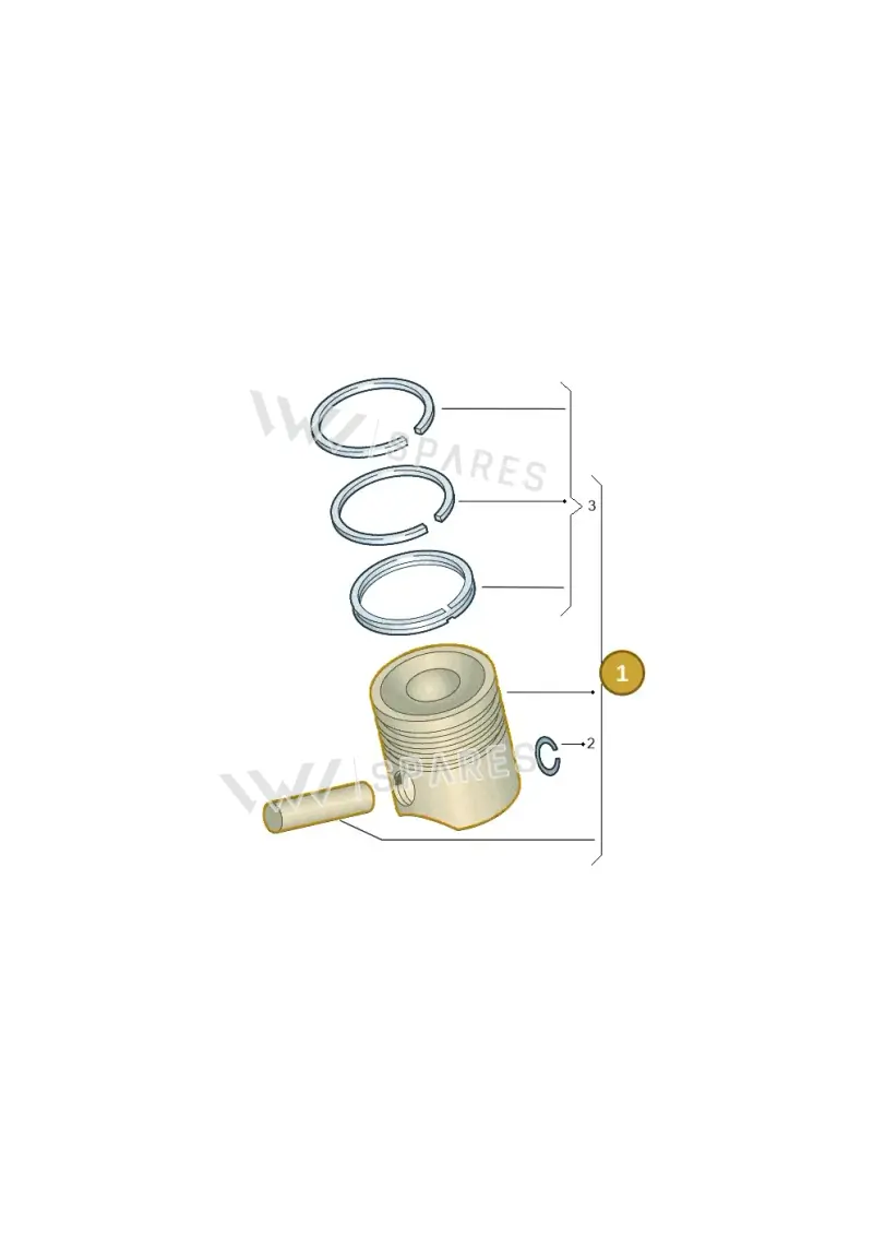 074107065E001 — Volkswagen LT, LT 4X4 (2003-2006) diagram 694107100, position 1