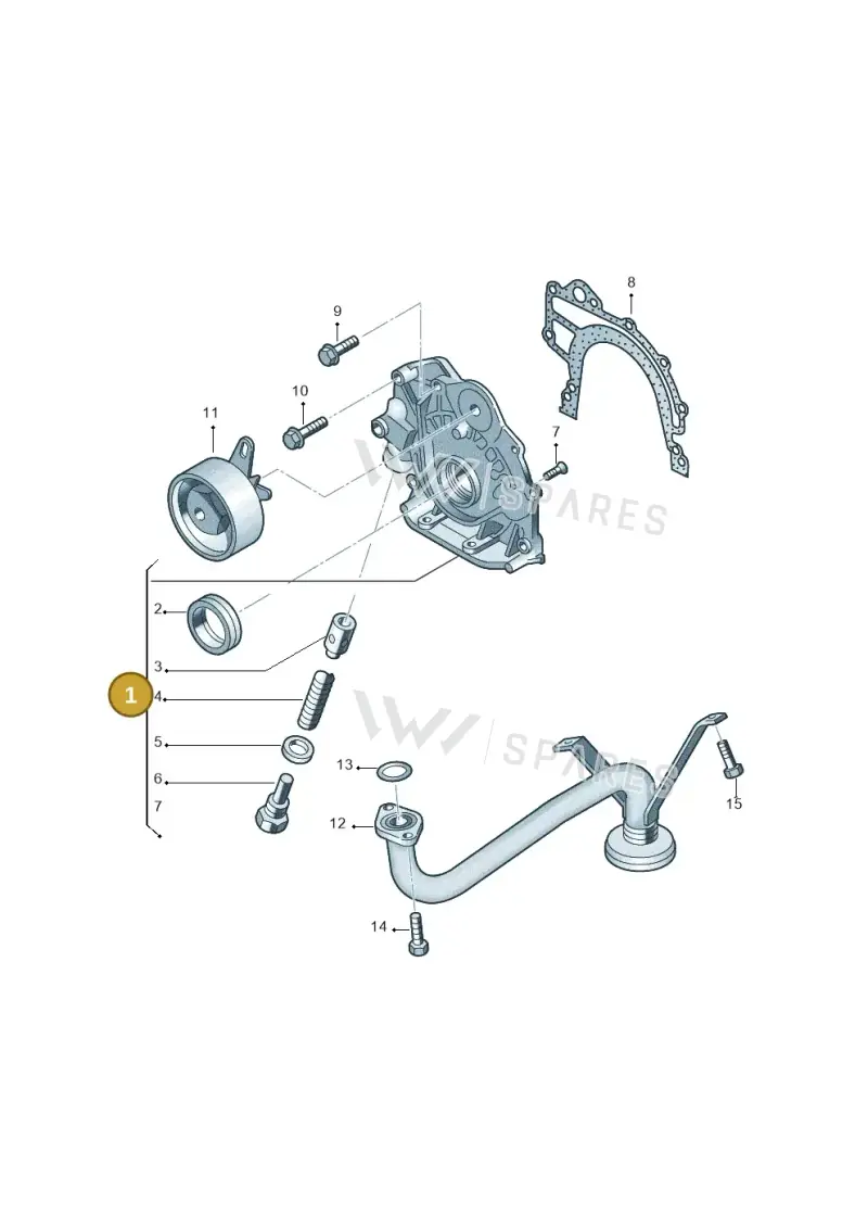 074115105D — Volkswagen Crafter 35 panel (2011-2016) diagram 483115300, position 1