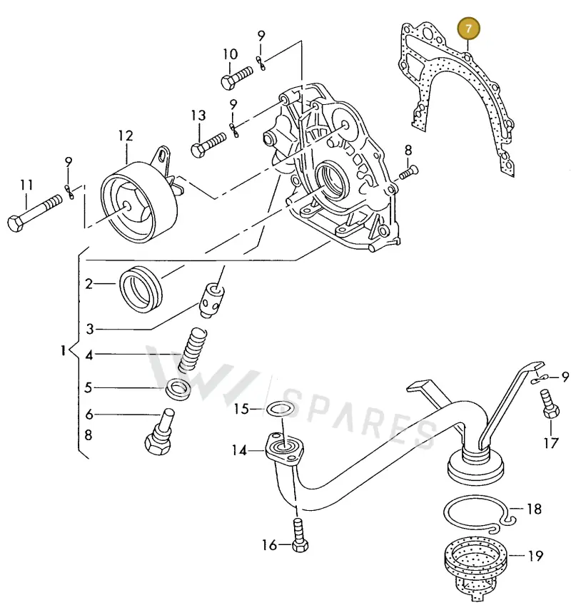 074115189B — Volkswagen MARINE-MOTOR           02> (2002-) diagram 277115300, position 7