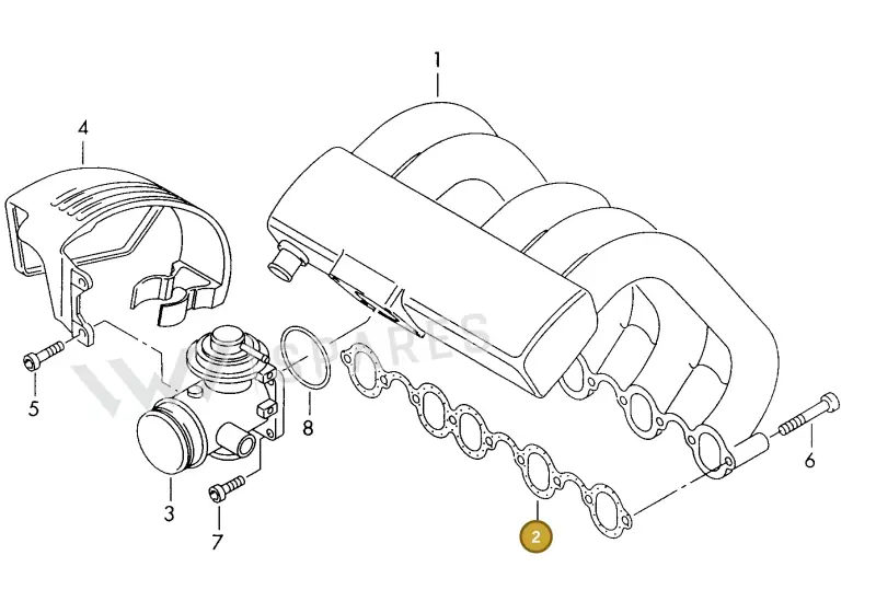 074129717 — Volkswagen LT, LT 4X4 (2003-2006) diagram 176129700, position 2