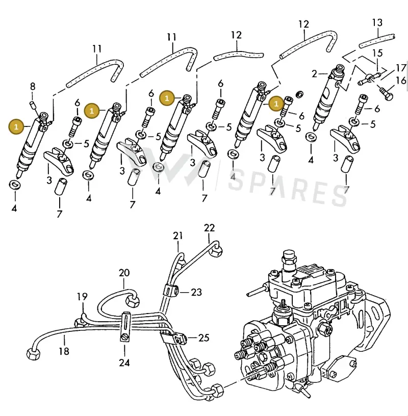 074130201C — Volkswagen MARINE-MOTOR           02> (2002-) diagram 277130700, position 1