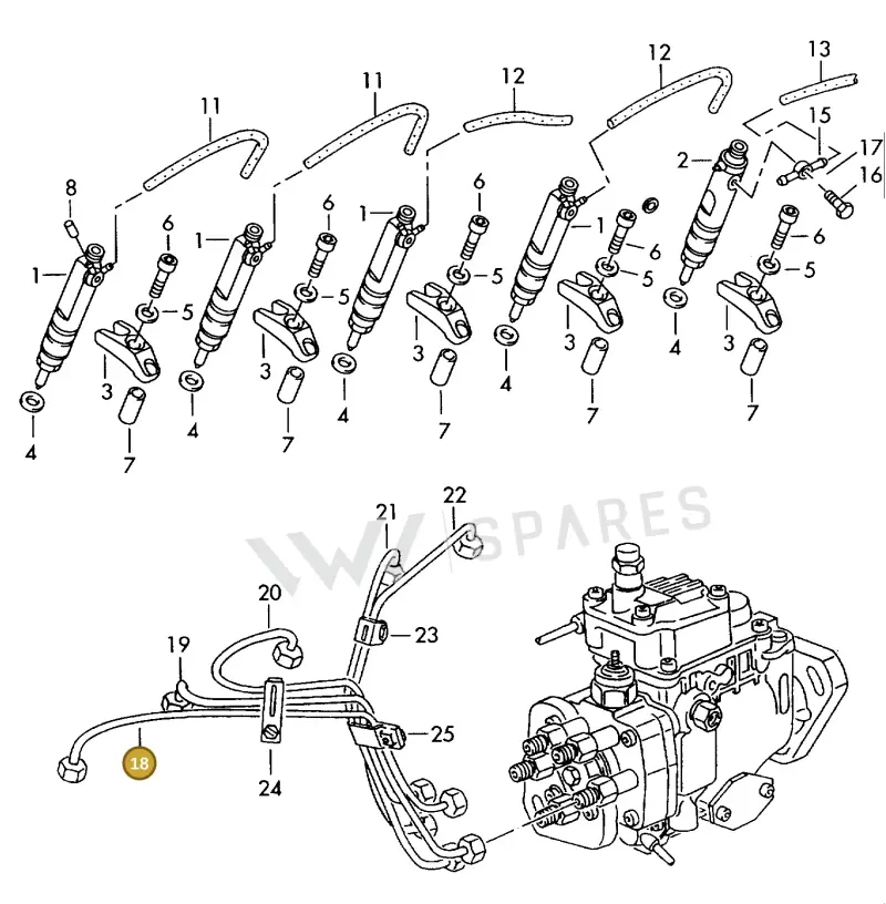074130301E — Volkswagen MARINE-MOTOR           02> (2002-) diagram 277130700, position 18