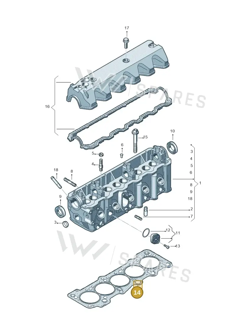076103383C — Volkswagen Crafter 35 panel (2011-2016) diagram 483103610, position 14