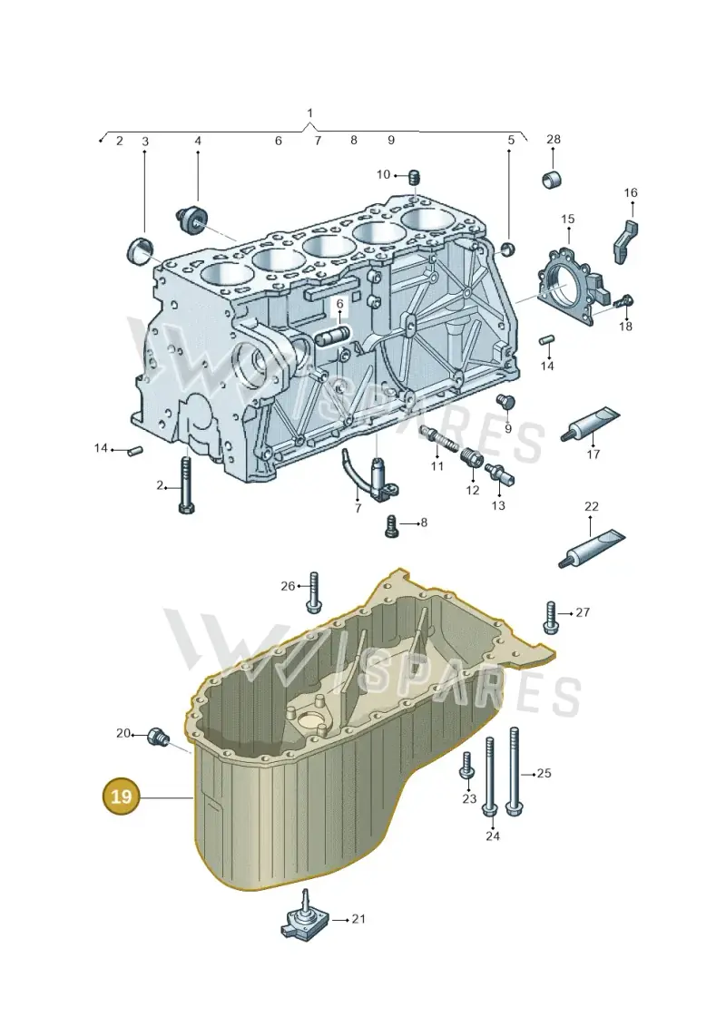 076103603F — Volkswagen Crafter 35 panel (2011-2016) diagram 483103300, position 19