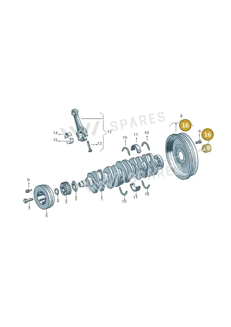 076105313 — Volkswagen Crafter 35 panel (2011-2016) diagram 483105400, position 16