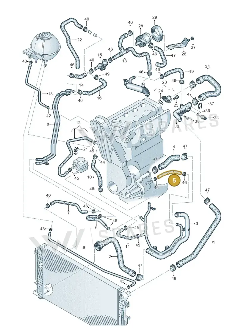 076121096 — Volkswagen Crafter 35 panel (2011-2016) diagram 483121250, position 5
